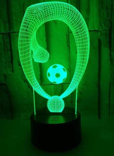 football gymnastics 3D Multicolor Night Light colorful gradient color remote control touch LED light creative gift small table lamp