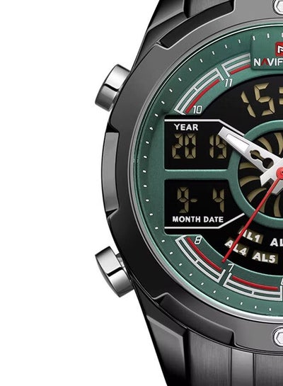 Men's NF9170 Stainless Water Resistance Analog Wrist Watch - Black