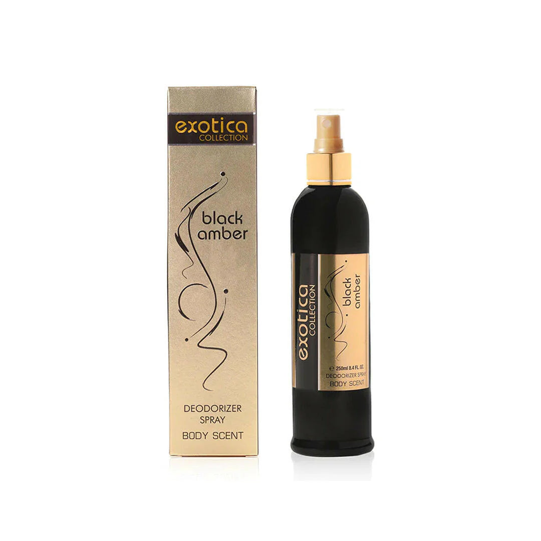 EXOTICA BLACK AMBER BODY SCENT 250ML