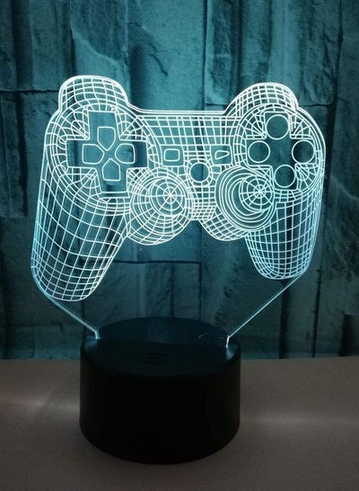3D ستيريو ضوء Led غمبد 3D الملونة اللمس التحكم عن بعد مصباح مكتبي اللمس قاعدة سوداء + التحكم عن بعد