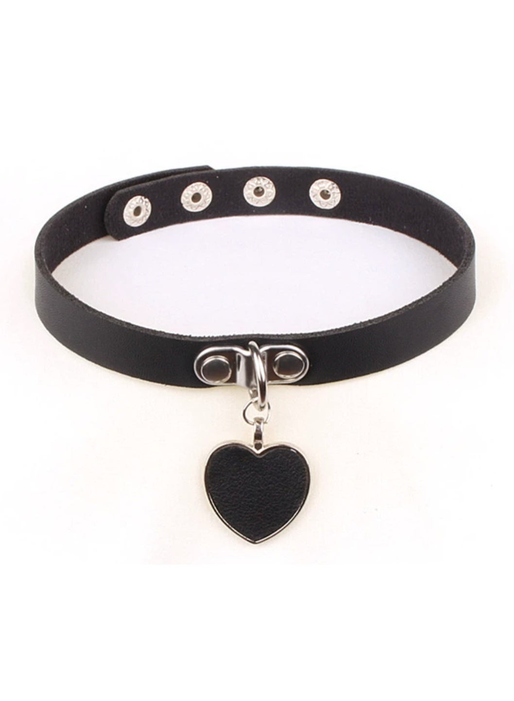 Leather Choker Punk Necklace Choker Soft Collar Chain