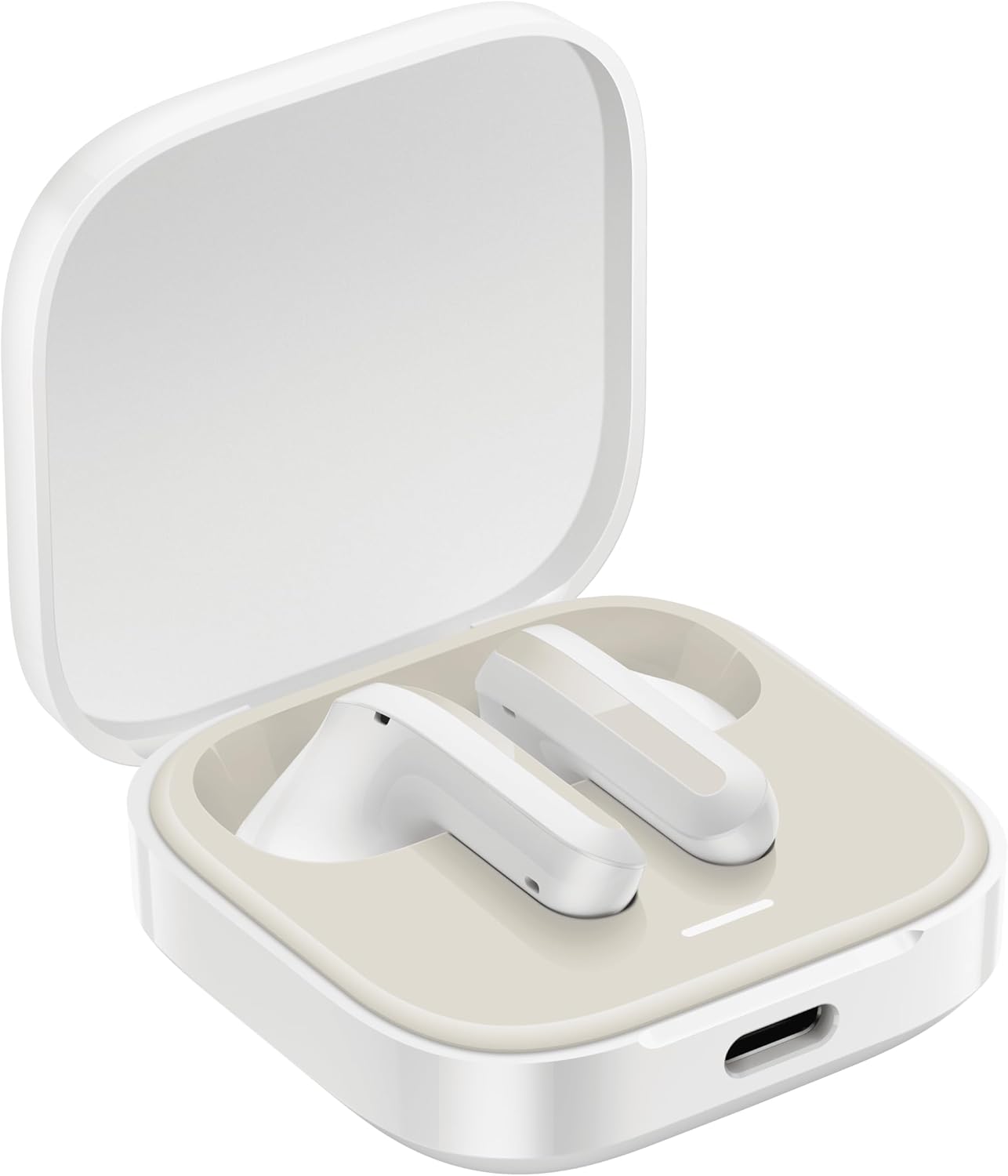 XIAOMI Redmi Buds 6 Active Wireless Earbuds, 14.2mm Dynamic Driver, Clear Call with Dual Mic, Bluetooth 5.4, 30-Hour Battery Life, Lightweight Design – White