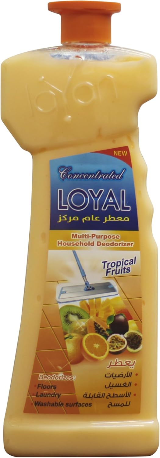 LOYAL Concentrated Multi-Purpose Household Deodorizer,floor cleaning with Tropical Fruits - 700 ml