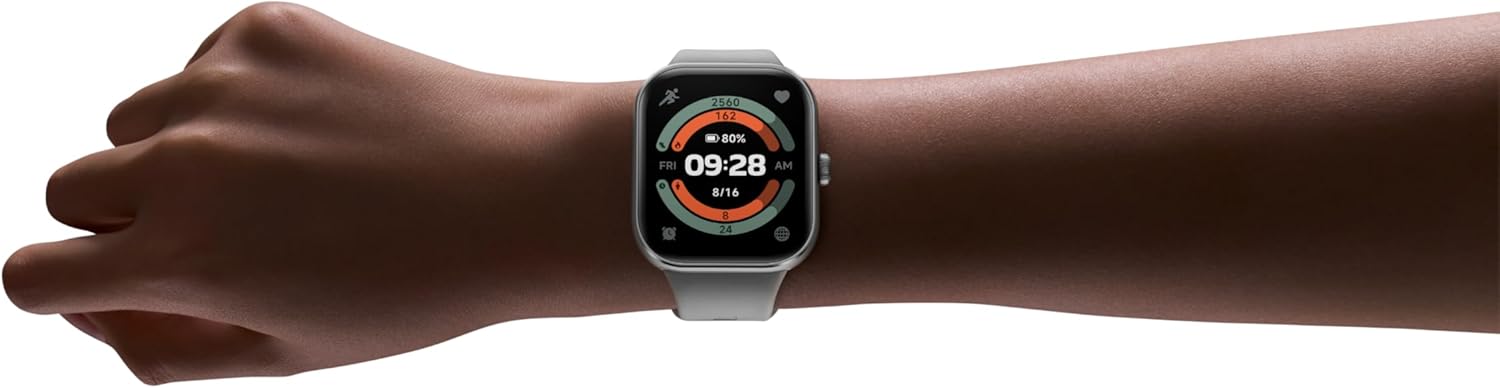 Redmi Watch 5 Silver Gray | Ultra large display | Long battery life | Bluetooth® calling | Advanced health and workout tracking