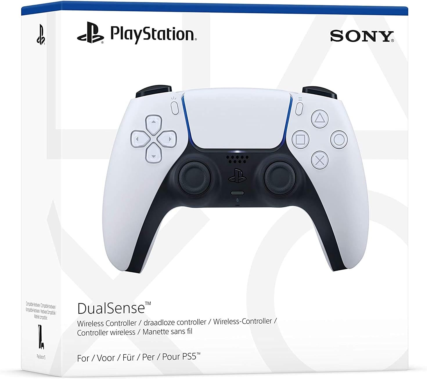 Sony Playstation 5 Dualsense Controller - White [video game]