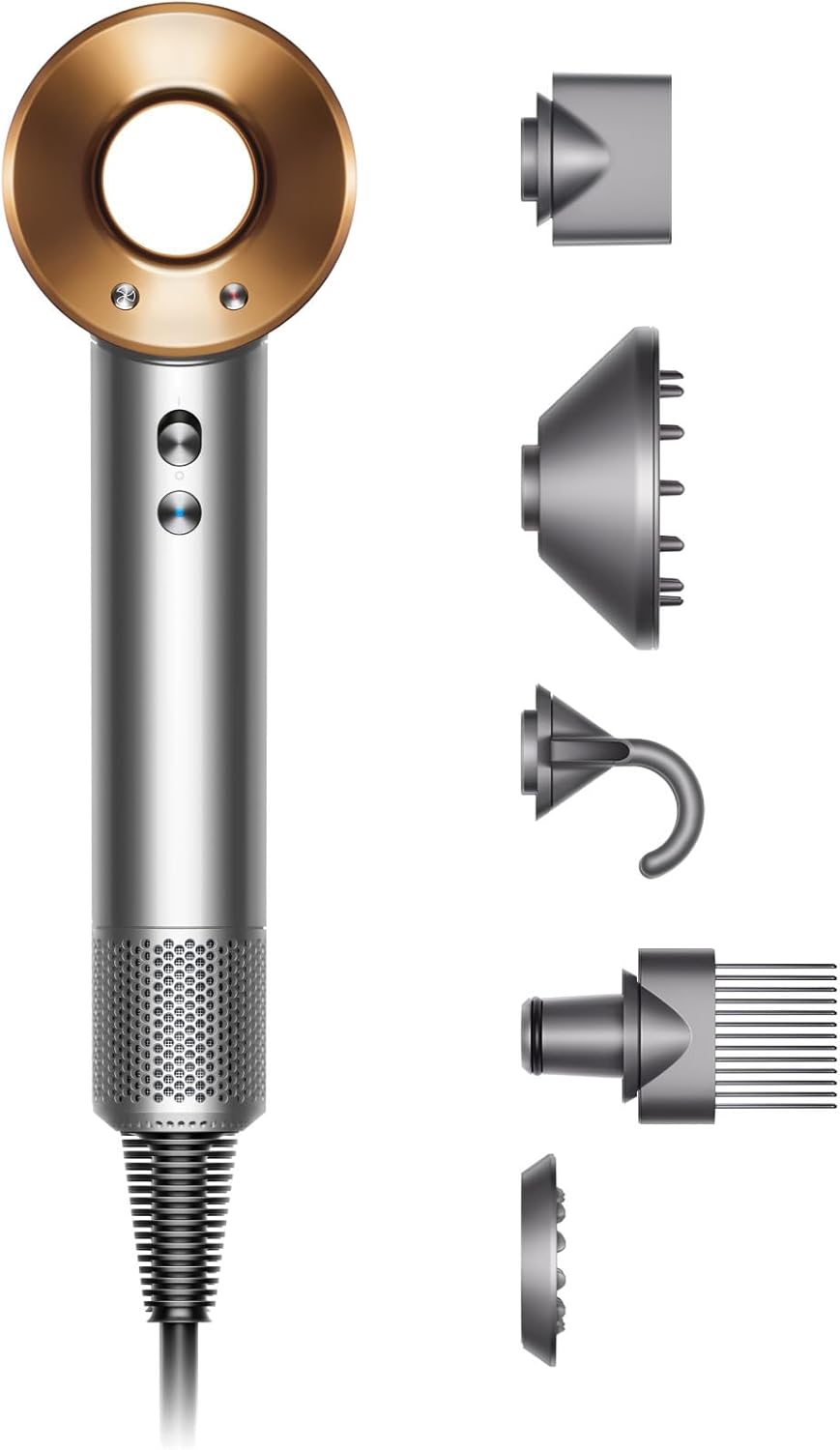 Dyson Supersonic hair dryer, Nickel/Copper - UK/UAE Plug