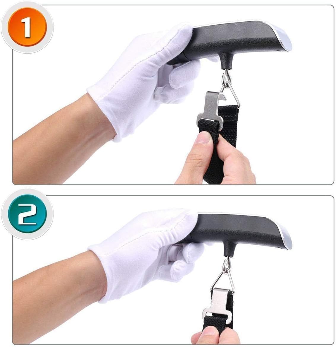 New 50kg/10g Portable LCD Digital Hanging Luggage Scale Travel Electronic Weight