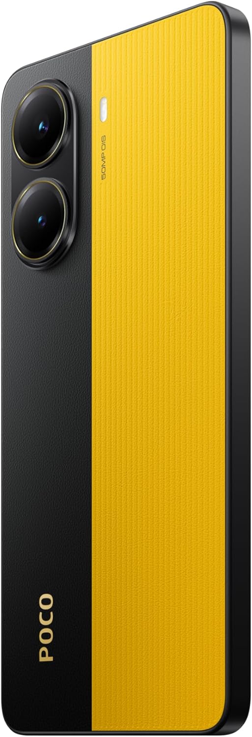 POCO X7 Pro Yellow 12GB RAM 512GB 5G Mobile | Mediatek Dimensity 8400-Ultra | 1.5K 120Hz AMOLED curved display | 50MP main camera with OIS | IP68 | 5110mAh battery with 90w Hypercharge