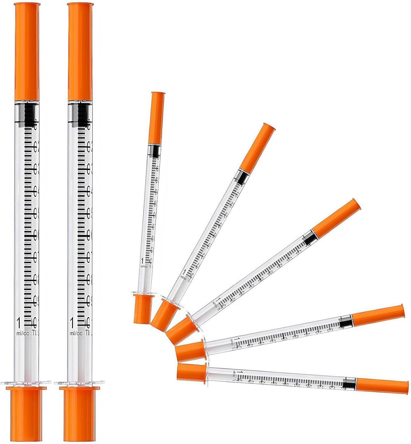20 Pack 1 ml 31G×6 mm Plastic Measuring Tools – Individually Wrapped, Multi-Purpose