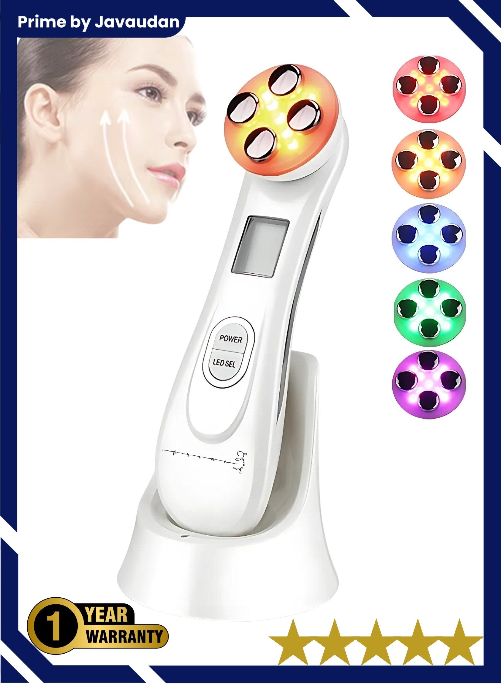 5 in 1 Face Lift Device Skin Tightening RF Machine For Wrinkle Removal Anti-Aging Device Skin Rejuvenation