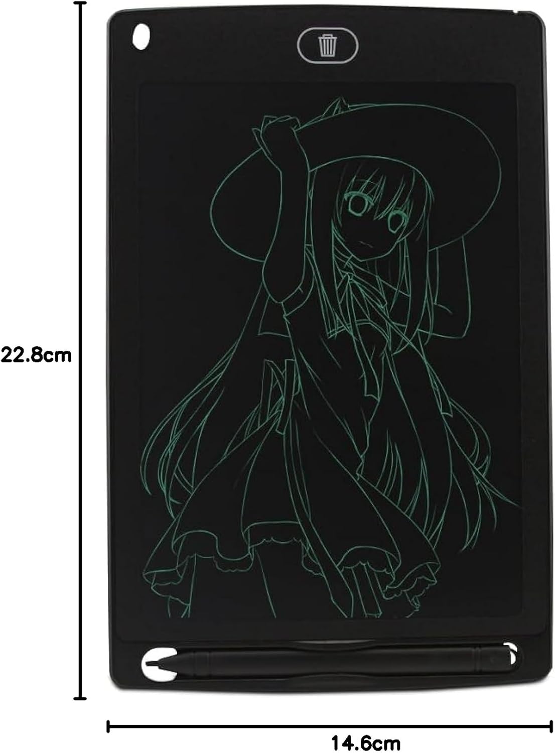 ECVV LCD Writing Tablet 8.5 Inch Doodle Pad Portable Electronic Writer Environmental Writing and Drawing Memo Board | RANDOM COLOR |