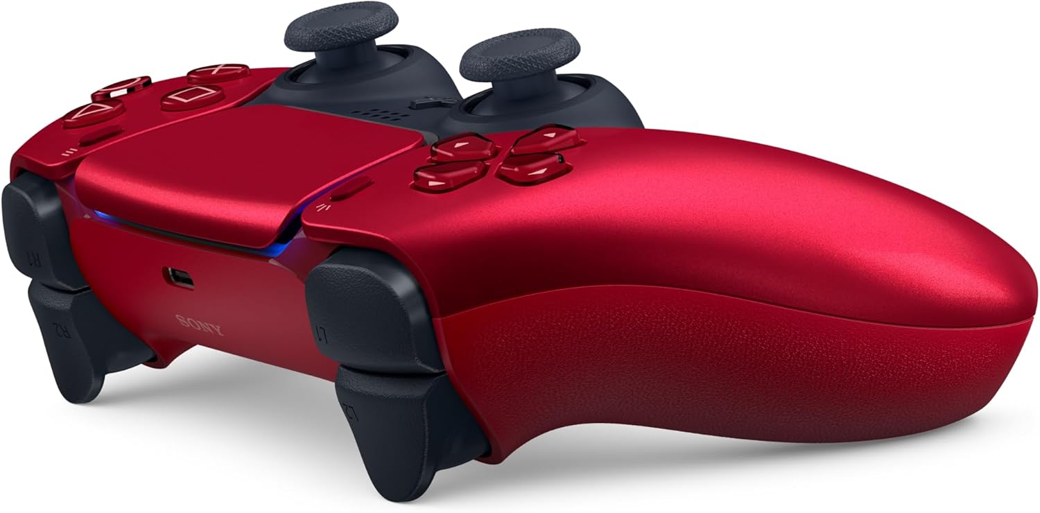 وحدة تحكم لاسلكية DualSense لجهاز PlayStation 5 (الإصدار الرسمي) - أحمر بركاني