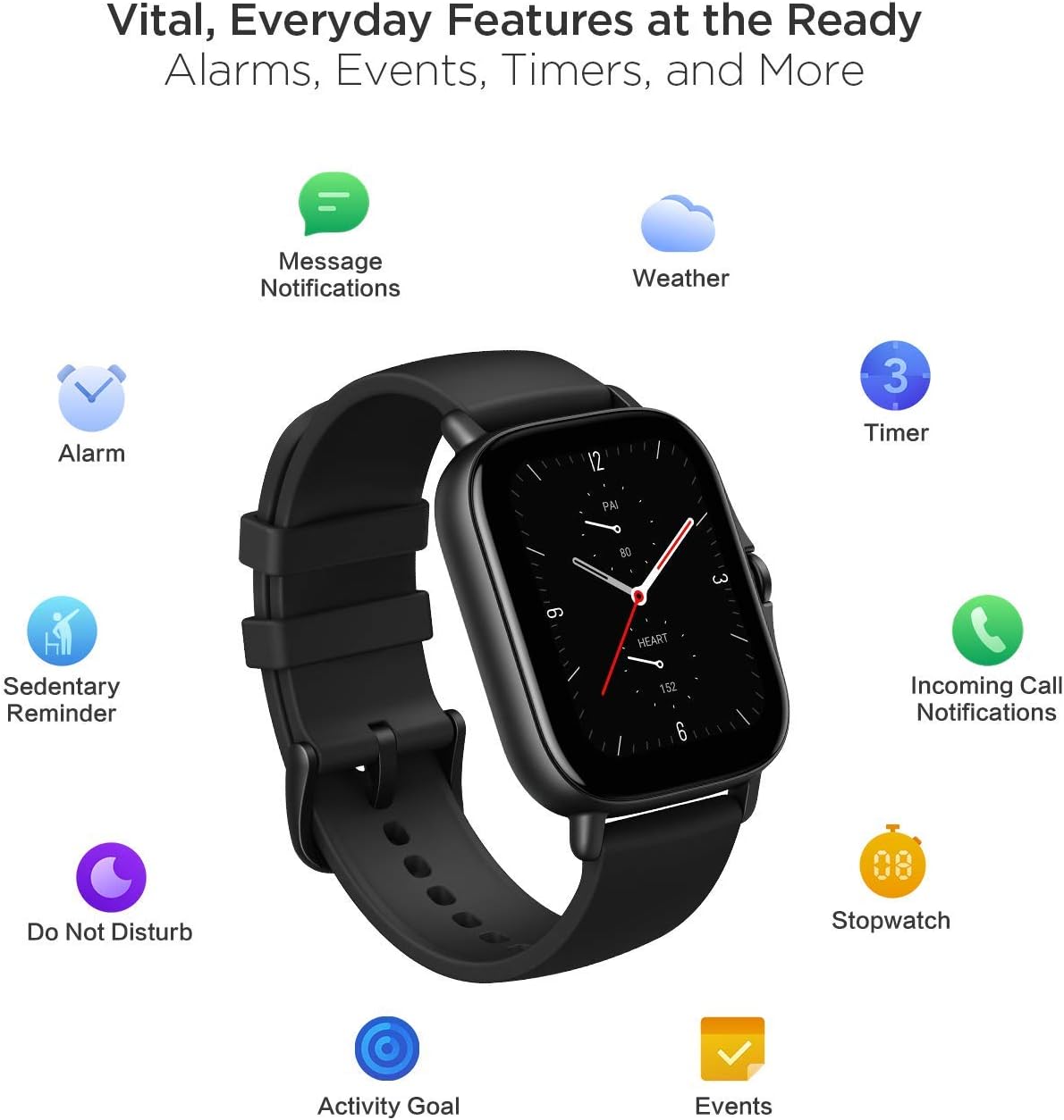 Amazfit GTS 2E Midnight Black