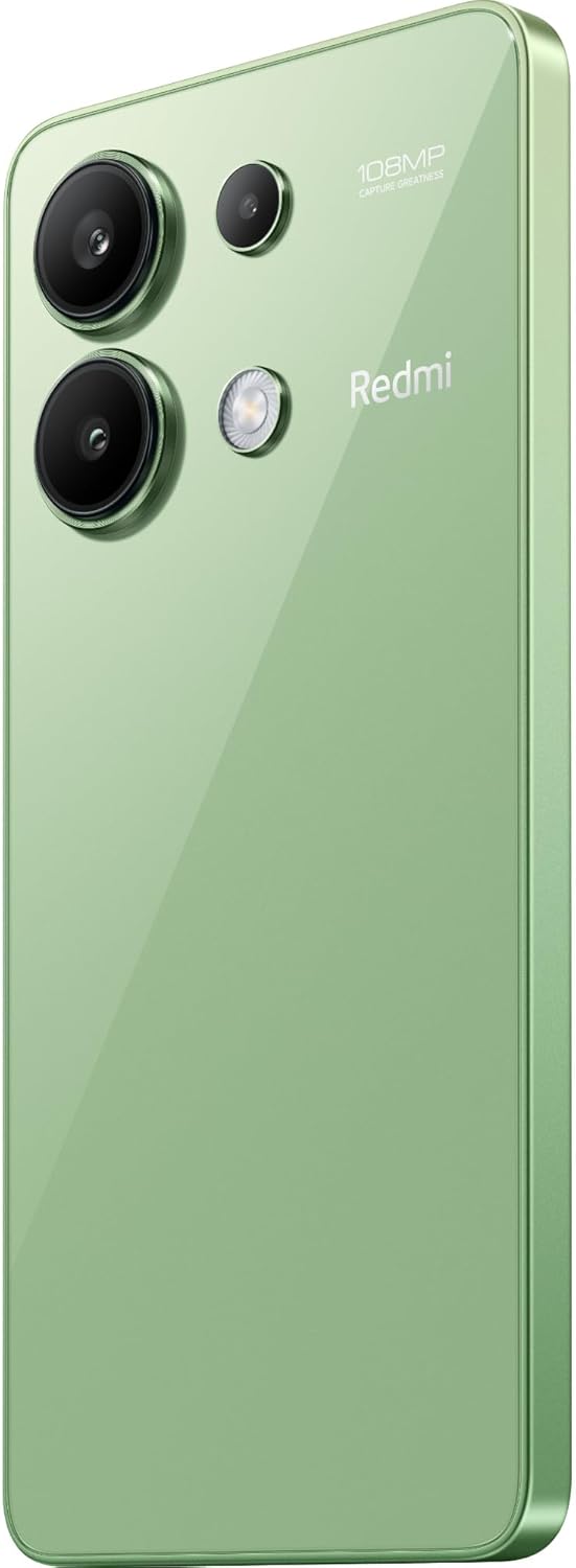 Xiaomi Redmi Note 13 (Mint Green 8GB RAM, 256 Storage) - Super-clear 108MP triple camera |120Hz FHD+AMOLED display | Immersive viewing with ultra-thin bezels | Secure in-screen fingerprint sensor