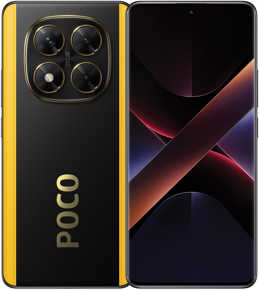 POCO X7 Black 12GB RAM 512GB 5G Mobile | Mediatek Dimensity 7300-Ultra | 1.5K 120Hz AMOLED curved display | 50MP main camera with OIS | IP68 & 5110mAh battery