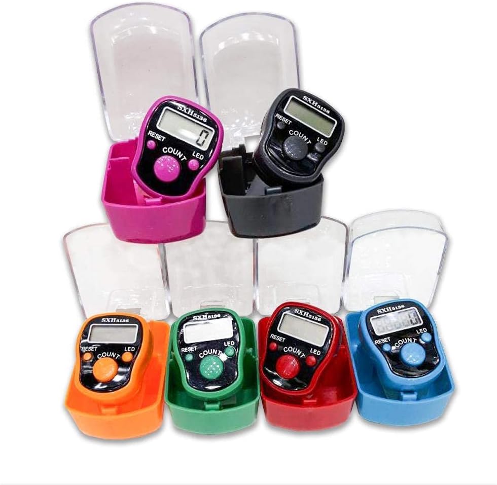 ECVV Digital Handheld Tally Counter with Box 12 pcs