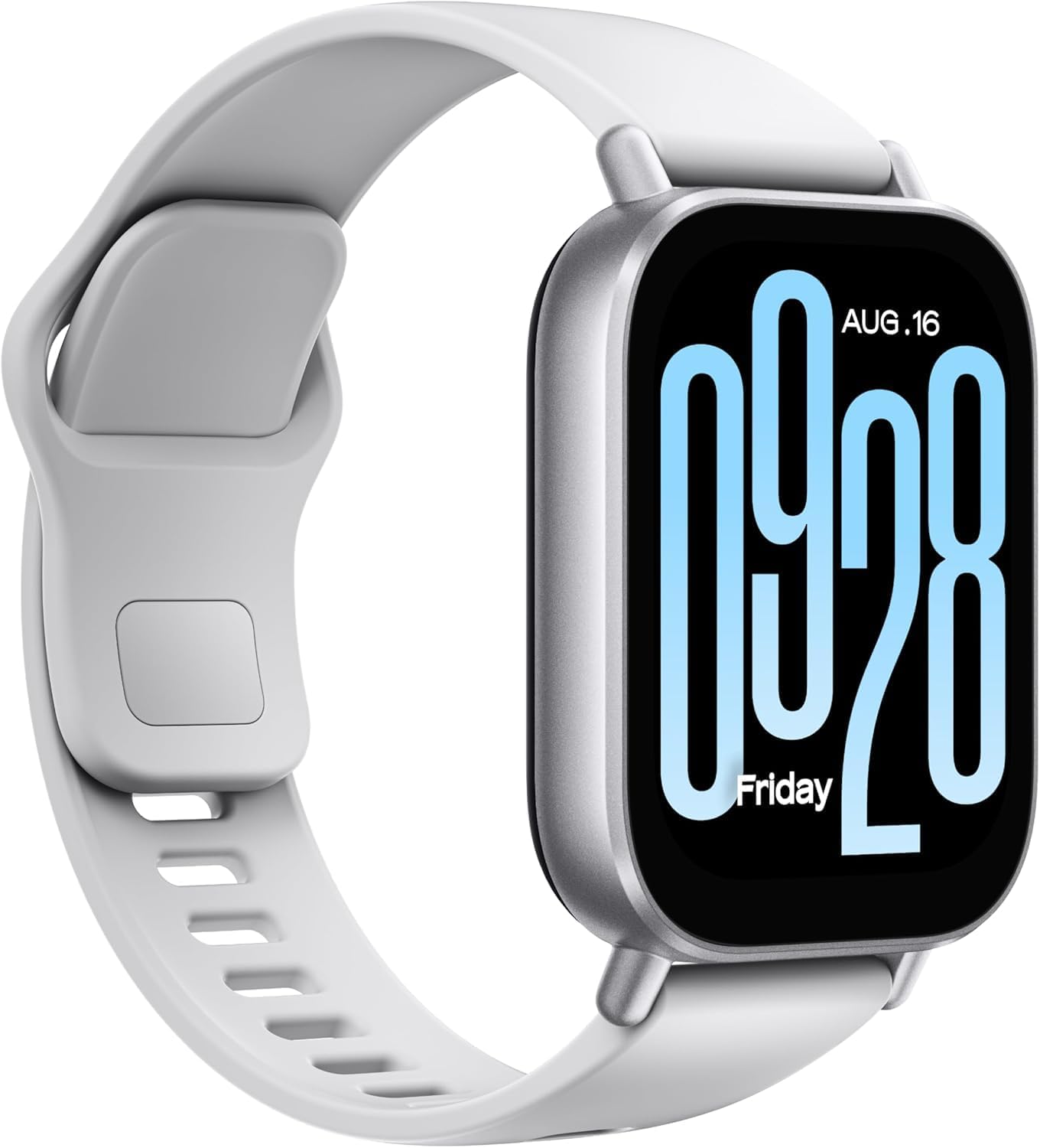 Xiaomi Redmi Watch 5 Active Matte Silver|Smartwatch| 2.0" LCD display, Long battery life, Bluetooth calling, Noise reduction, Health tracking, 5ATM waterproof, 18 days battery life