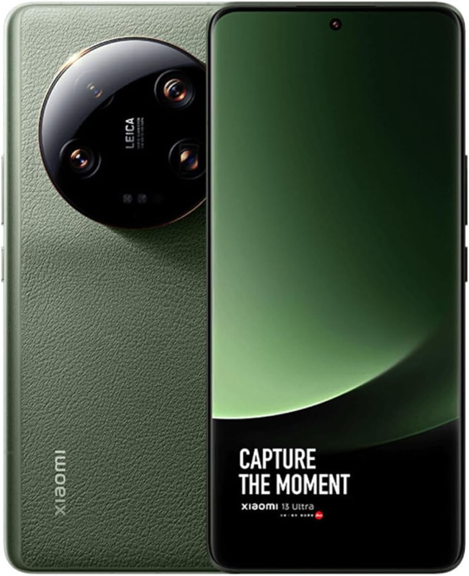 Xiaomi 13 Ultra Dual-SIM 512GB ROM + 16GB RAM (Only GSM | No CDMA) Factory Unlocked 5G Smartphone (Olive Green) - International Version