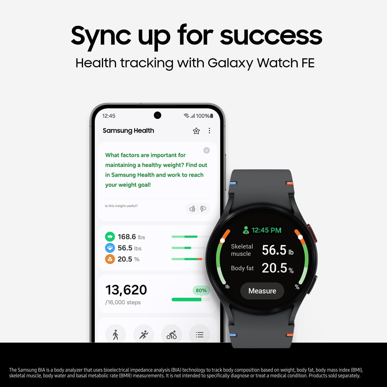 Samsung Galaxy Watch FE 40mm Bluetooth AI Smartwatch w/Fitness Tracking, BIA Sensor, Personalized HR Zones, Heart Rate Tracker, Sleep Monitor, 2024, Pink Gold [US Version, 1Yr Manufacturer Warranty]
