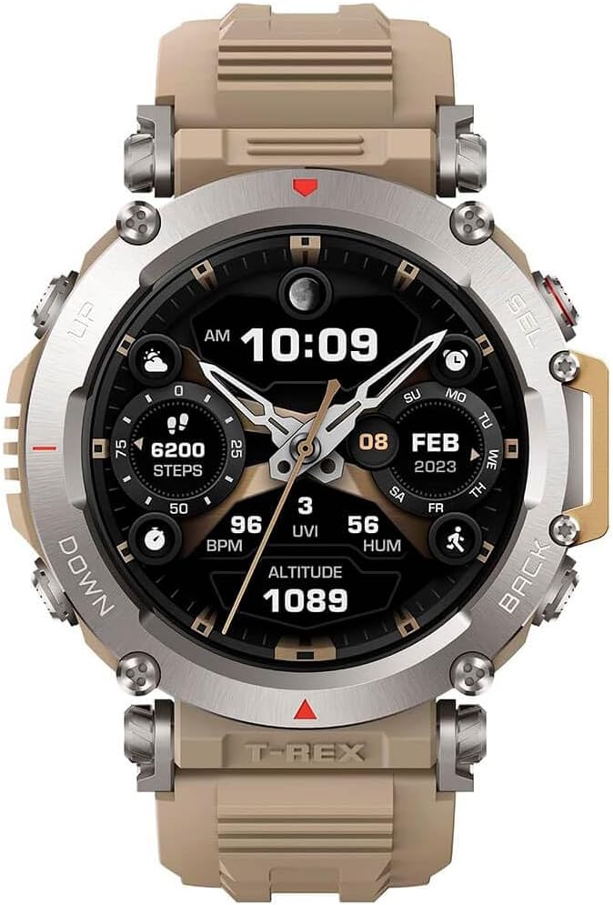 Amazfit T-Rex Ultra Sahara, Bluetooth, GPS