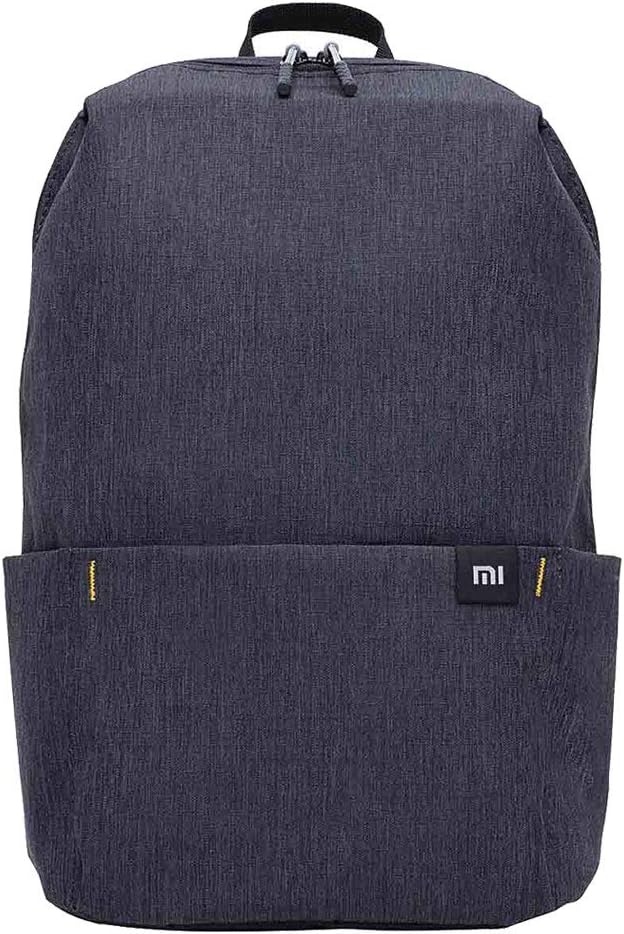 حقيبة ظهر Xiaomi Mi كاجوال للجنسين مقاومة للماء وبسيطة ومتينة للترفيه وحقيبة ظهر حضرية للكمبيوتر المحمول مقاس 14 بوصة وحقيبة ظهر للمدرسة والجامعة والعمل وحقيبة عمل داخلية للسفر والتخييم وركوب الدراجات والمشي لمسافات طويلة في الهواء الطلق، لون أسود
