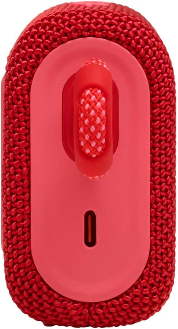 JBL Go 3 - for Portable Use - Speaker with Bluetooth - Built in Battery Waterproof and Dustproof - Includes Storage Pouch (Red)
