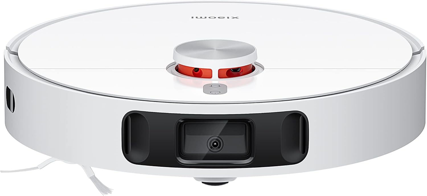 Xiaomi Robot Vacuum X10+ with Smart Cleaning all-in-one Station| S-Cross AI™ Advanced 3D obstacle recognition| 4000Pa powerful Suction high speed rotation, 3 water volume settings | - White
