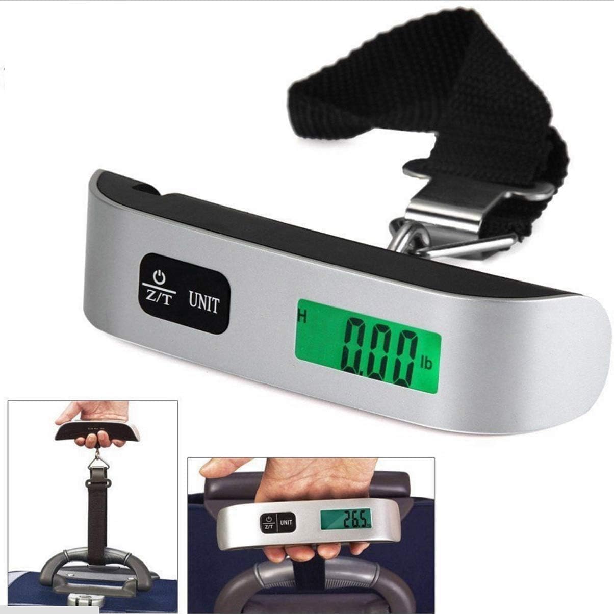 New 50kg/10g Portable LCD Digital Hanging Luggage Scale Travel Electronic Weight