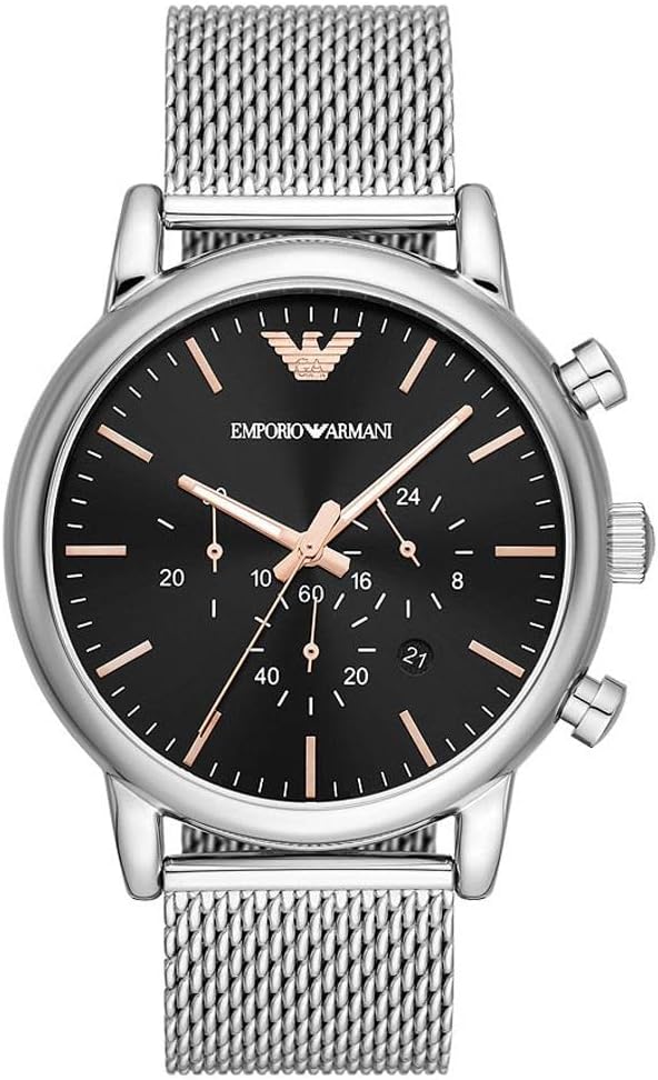 Emporio Armani Men's Chronograph, Stainless Steel Watch, 46mm case size AR11429