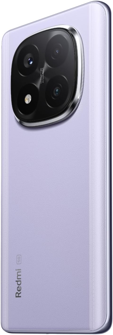 Xiaomi Redmi Note 14 Pro+ 5G Mobile (Lavender Purple 12GB RAM, 512GB Storage) | 200MP pro-grade AI camera system |Curved 6.67" 120Hz AMOLED display | 5110 mAh (typ) battery