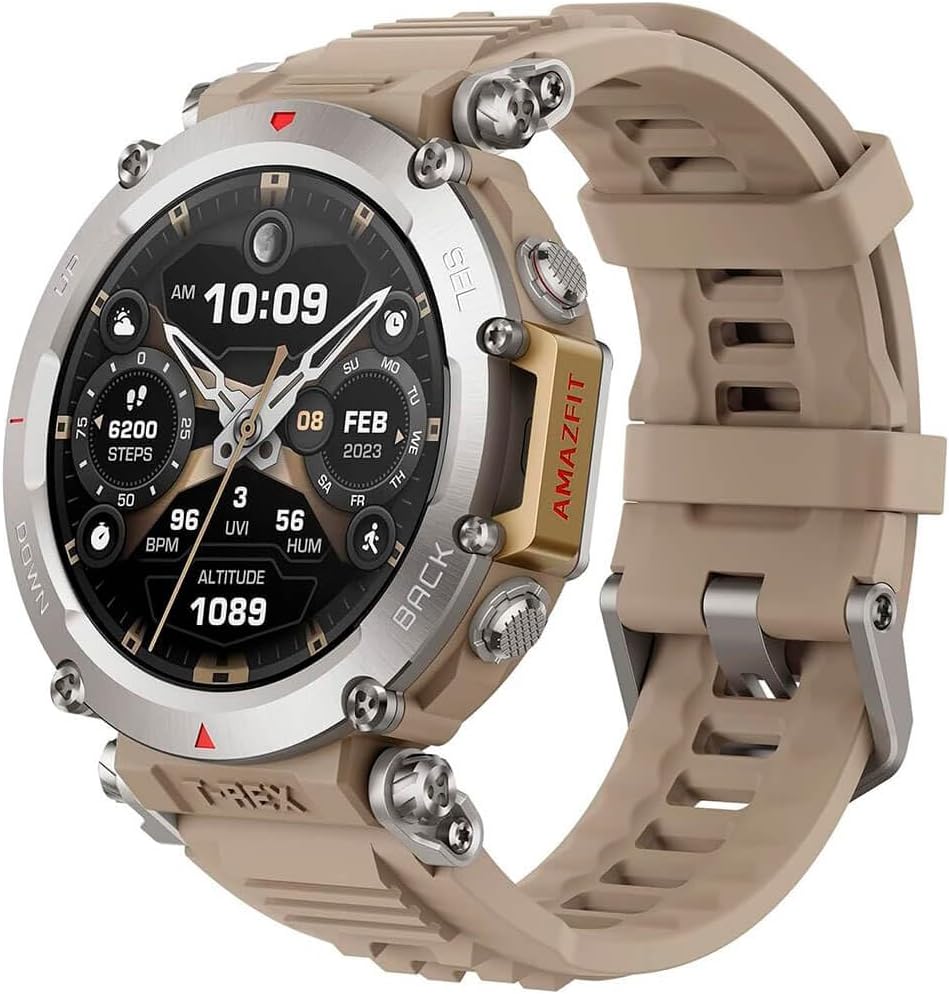 Amazfit T-Rex Ultra Sahara, Bluetooth, GPS