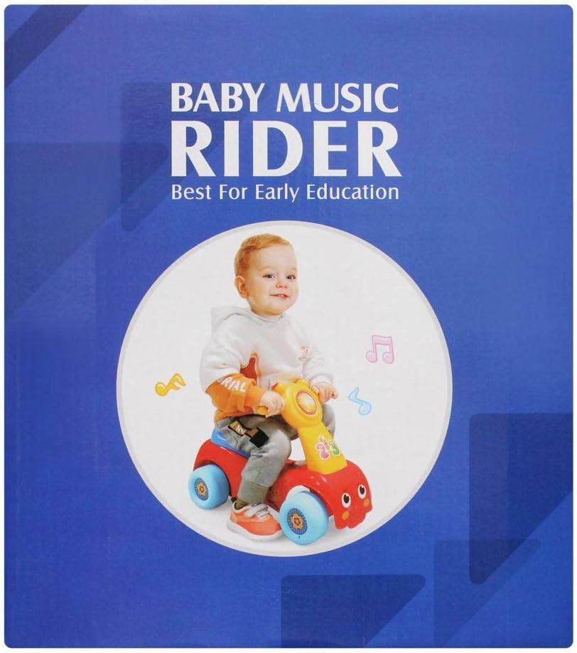 Huanger Baby music Rider Baby Car with Music/light Self ride Toys car for outdoor and indoor playing best gift for kids and todler