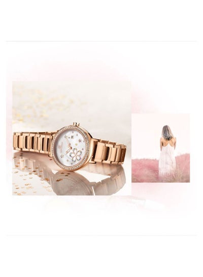NAVIFORCE Luxury Women Watch Fashion Stainless Steel Waterproof Bracelet Wrist Watches with Date NF5016