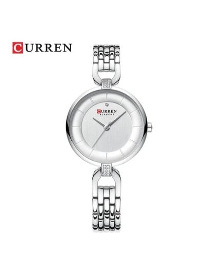 CURREN 9052 Original Brand Stainless Steel Band Wrist Watch For Women With Box