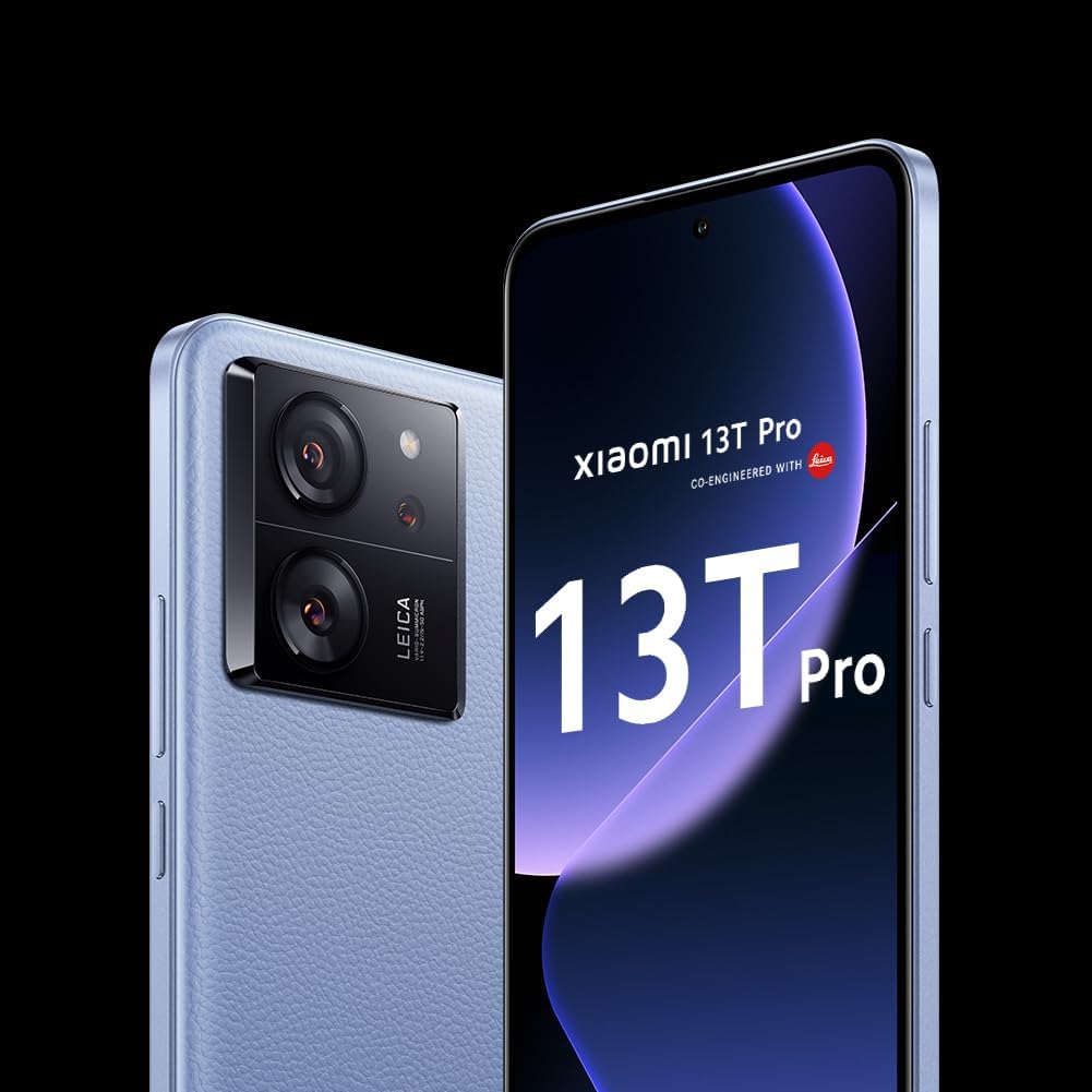Xiaomi 13T Pro Dual-SIM 512GB ROM + 12GB (Only GSM | No CDMA) Factory Unlocked 5G Smartphone (Alpine Blue) - International Version