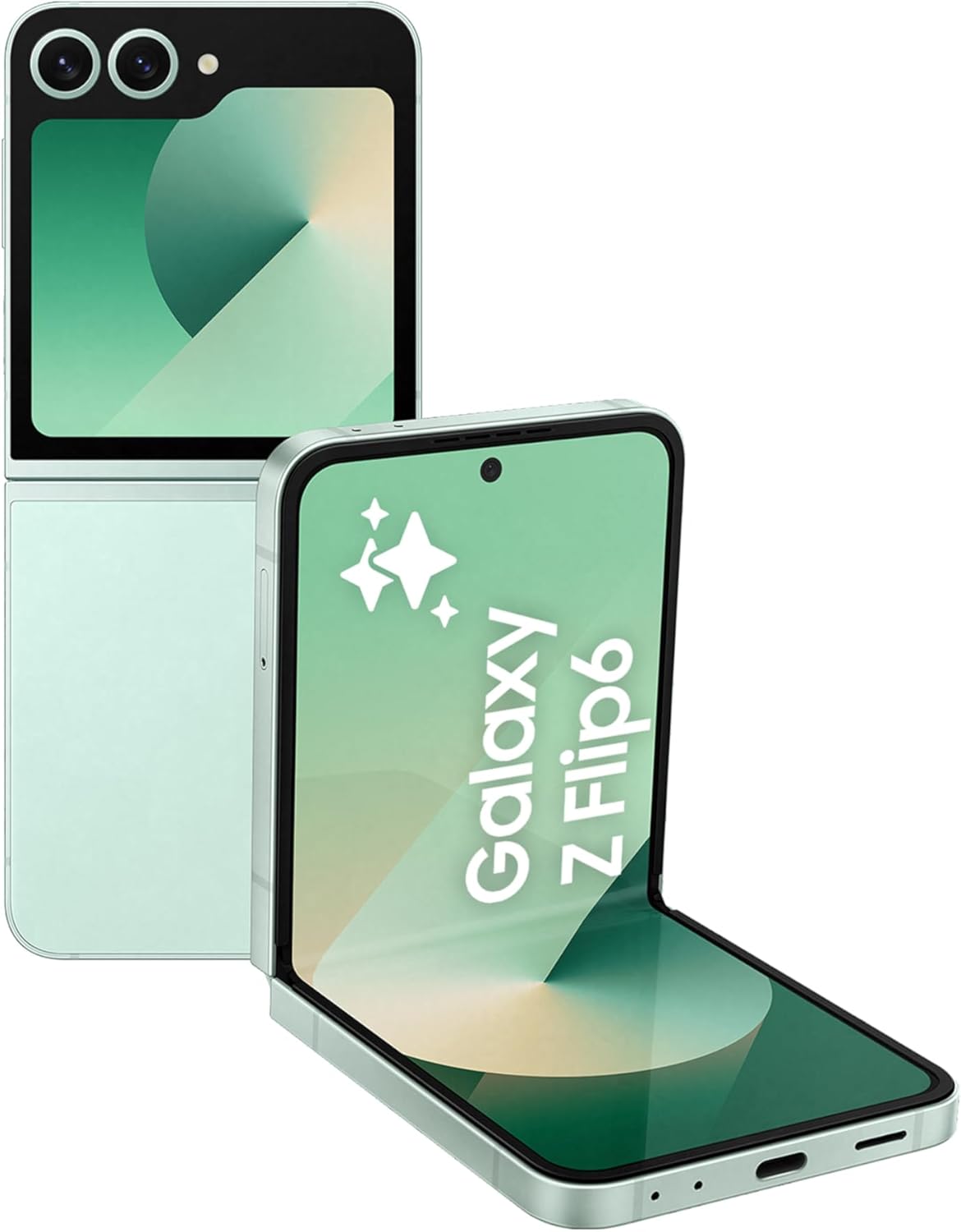 SAMSUNG Galaxy Z Flip6, 12GB RAM, 256GB Storage, Mint, 50MP Camera, 1 year Seller Warranty (International Version)