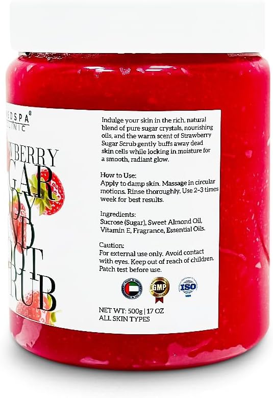 MEDSPACLINIC Strawberry Sugar Body and Foot Scrub 1Kg