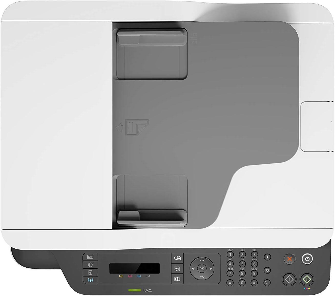MFP 179fnw Wireless A4 Colour Laser Printer, 4ZB97A 40.6x36.3x28.87cm White/Black