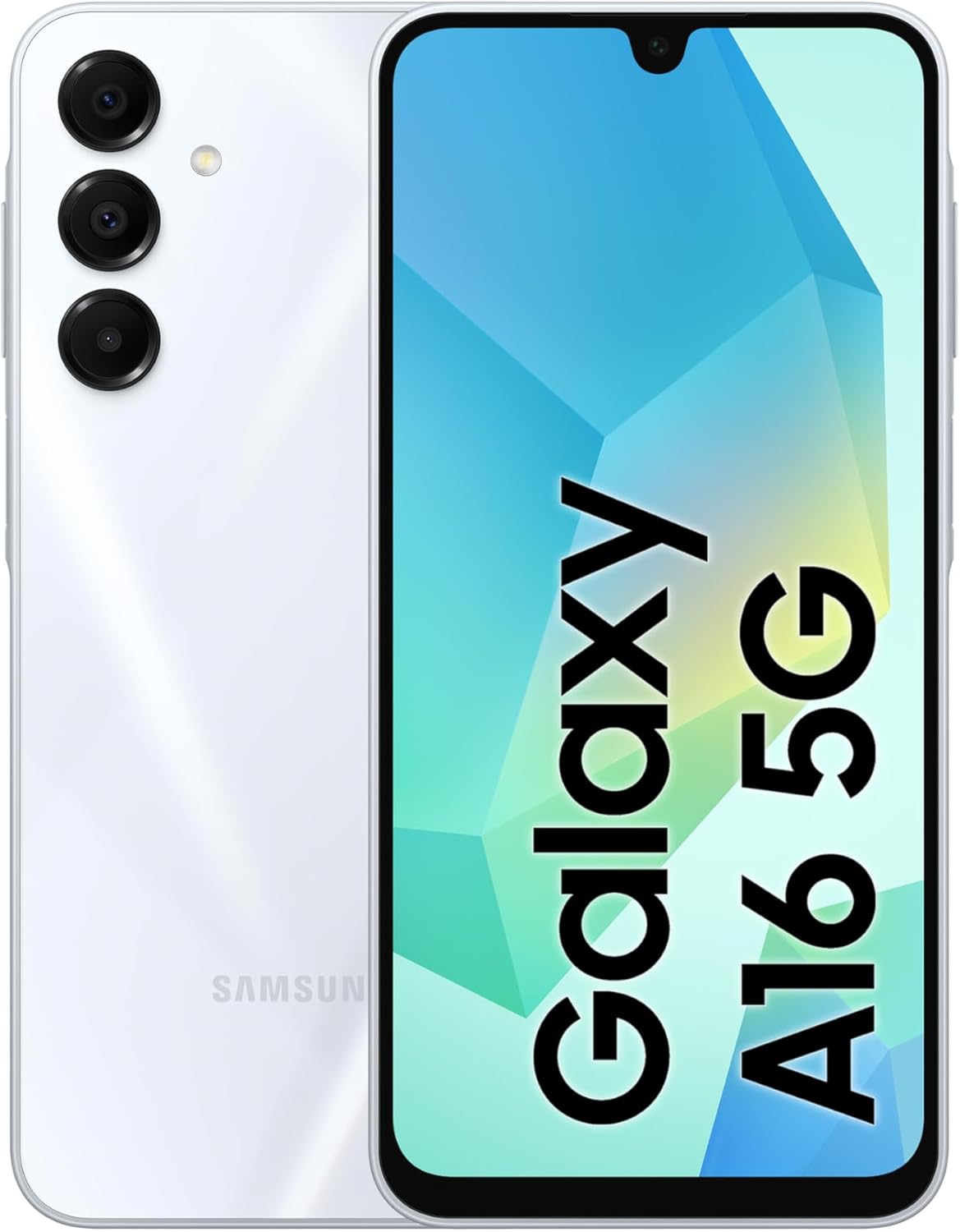 Samsung Galaxy A16 5G, Android Smartphone, Dual SIM Mobile Phone, 4GB RAM, 128GB Storage, Light Gray (UAE Version)