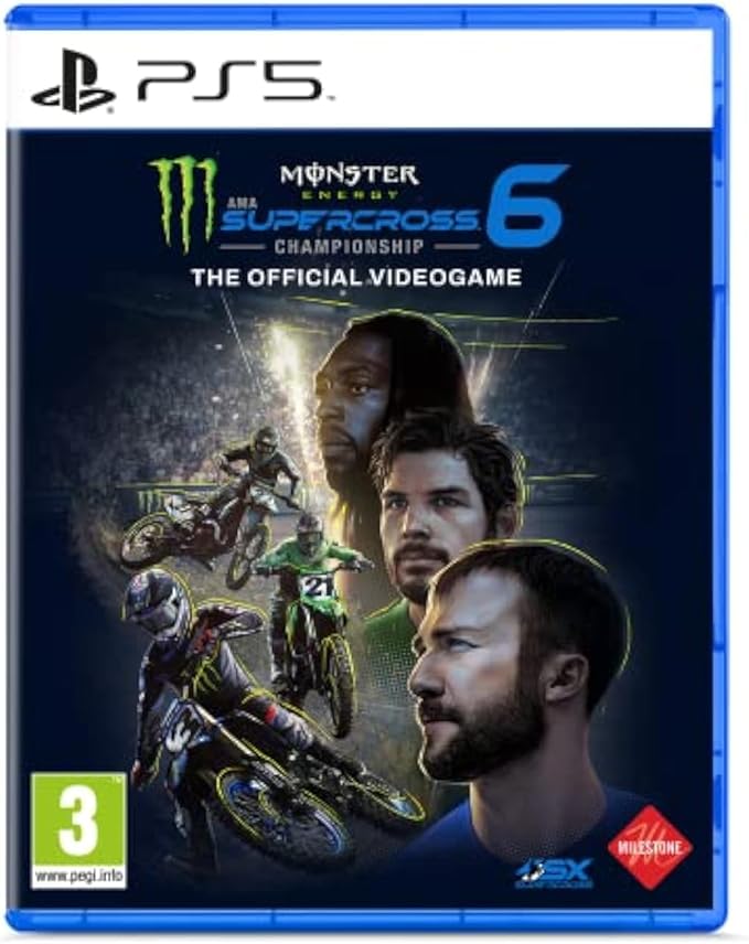 PS5 Monster Energy Supercross - لعبة الفيديو الرسمية 6 PEGI - سباقات - PlayStation 5 (PS5)