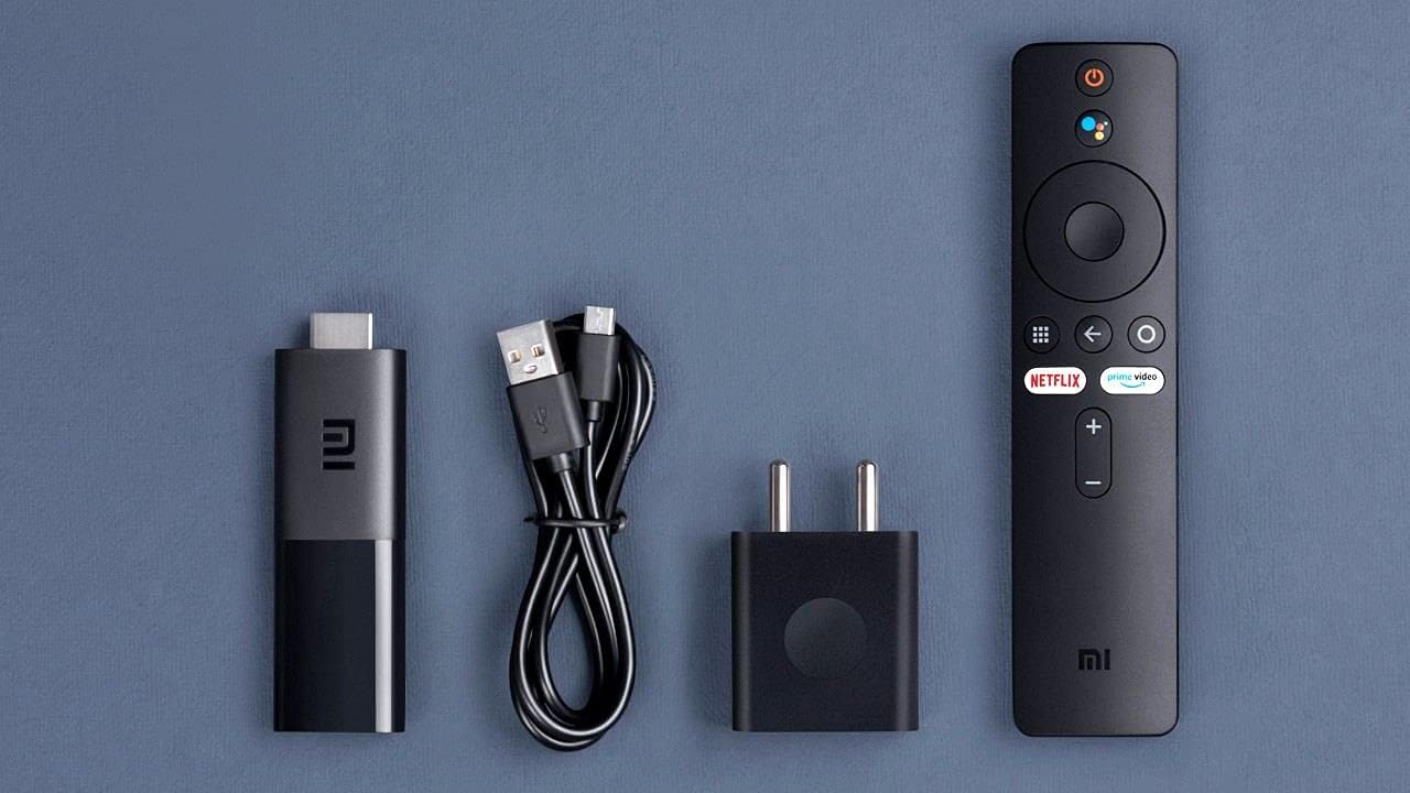 Xiaomi Mi TV Stick with Voice Remote - 1080P HD Streaming Media player, Cast, powered by Android TV