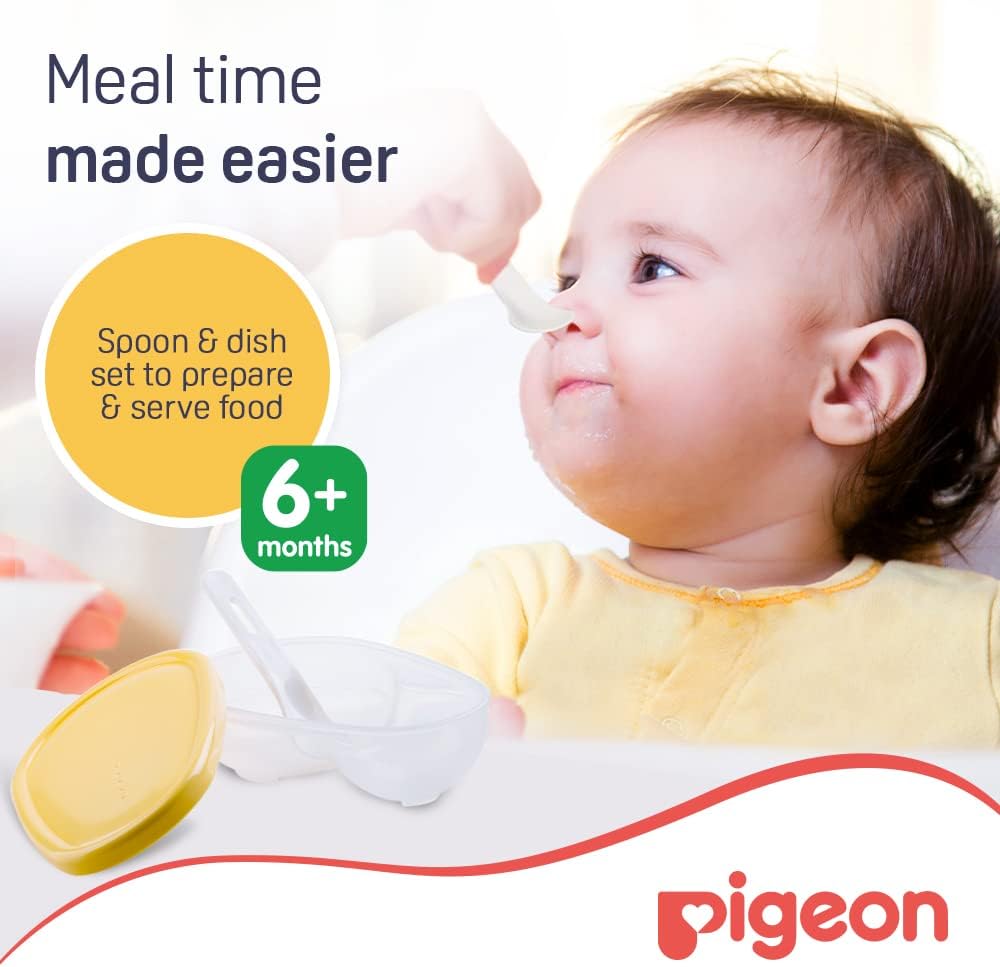 Pigeon, Feeding Dish, For Refrigerator Storage, With Feeding Spoon, Bpa Free