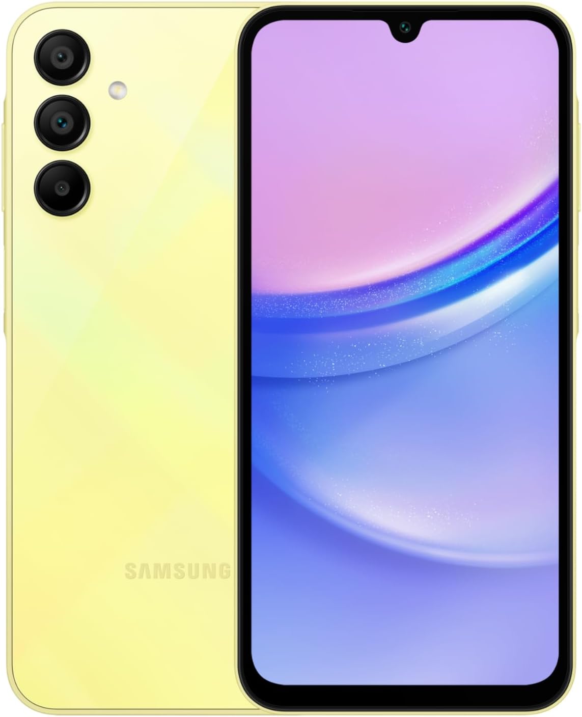 Samsung Galaxy A15 LTE, Android Smartphone, Dual SIM Mobile Phone, 6GB RAM, 128GB Storage, Yellow (UAE Version)