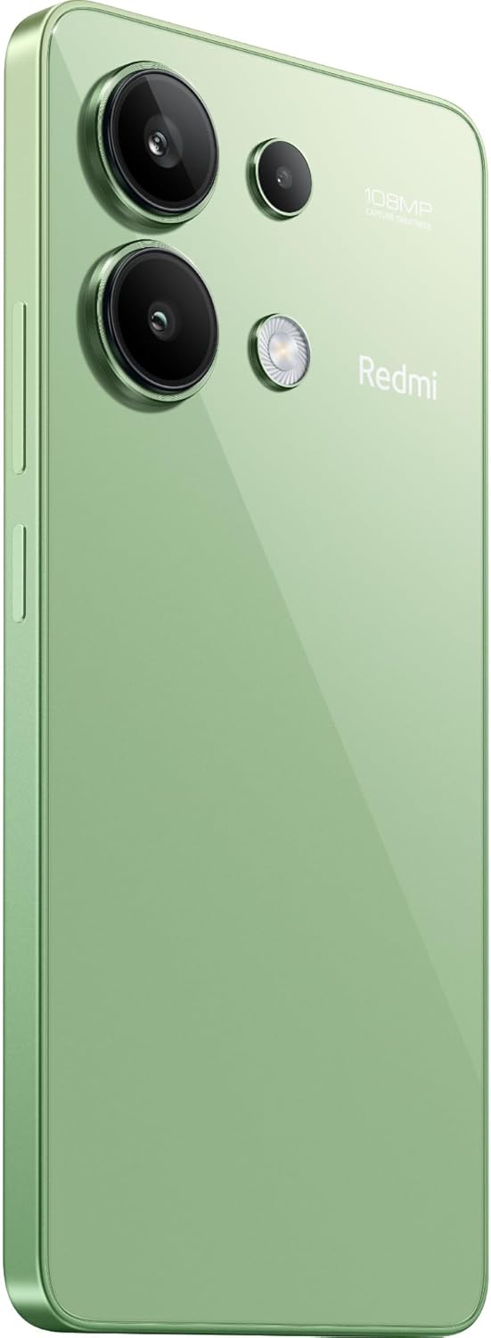 Xiaomi Redmi Note 13 (Mint Green 8GB RAM, 256 Storage) - Super-clear 108MP triple camera |120Hz FHD+AMOLED display | Immersive viewing with ultra-thin bezels | Secure in-screen fingerprint sensor