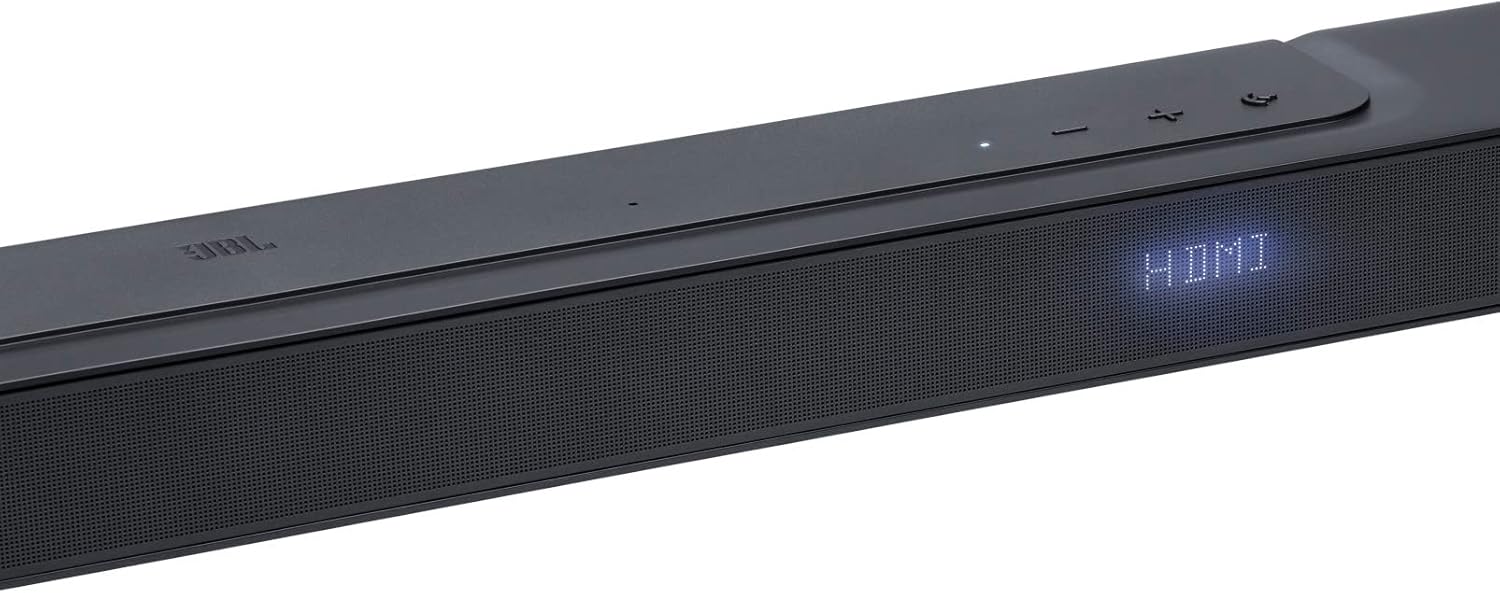 مكبر صوت JBL Bar 300، 5.0 قناة، 260 واط، نظام صوت محيطي متكامل، مع Dolby Atmos وMultiBeam وWi-Fi مدمج، أسود