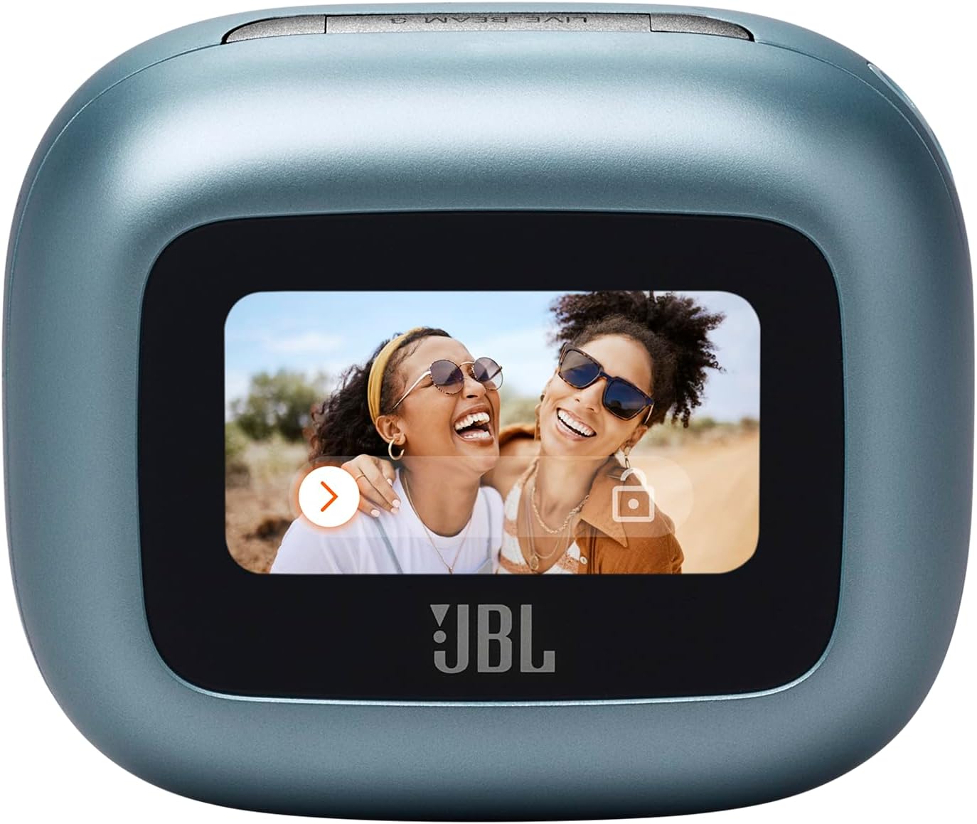 JBL Live Beam 3 - سماعات أذن لاسلكية حقيقية مع خاصية إلغاء الضوضاء، تشغيل لمدة 48 ساعة، شحن لاسلكي، 6 ميكروفونات لمكالمات مثالية، اتصال متعدد النقاط، مقاومة للماء والغبار IP55 (أزرق)