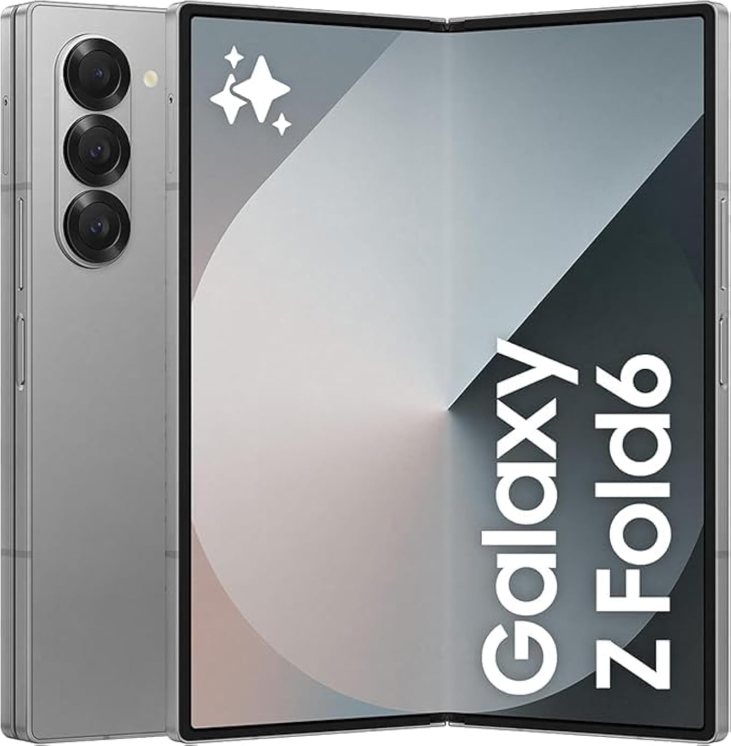 SAMSUNG Galaxy Z Fold 6 Dual SIM Silver shadow 12GB RAM 256 GB 5G - Middle East Version