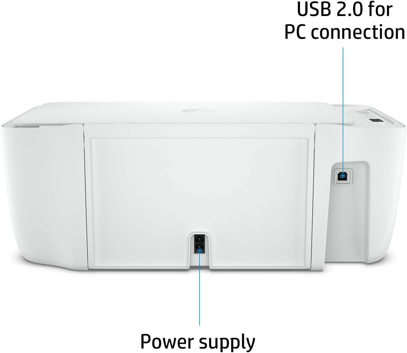 طابعة Deskjet 2710 لاسلكية، طباعة، نسخ، مسح ضوئي [5Ar83B] بيضاء
