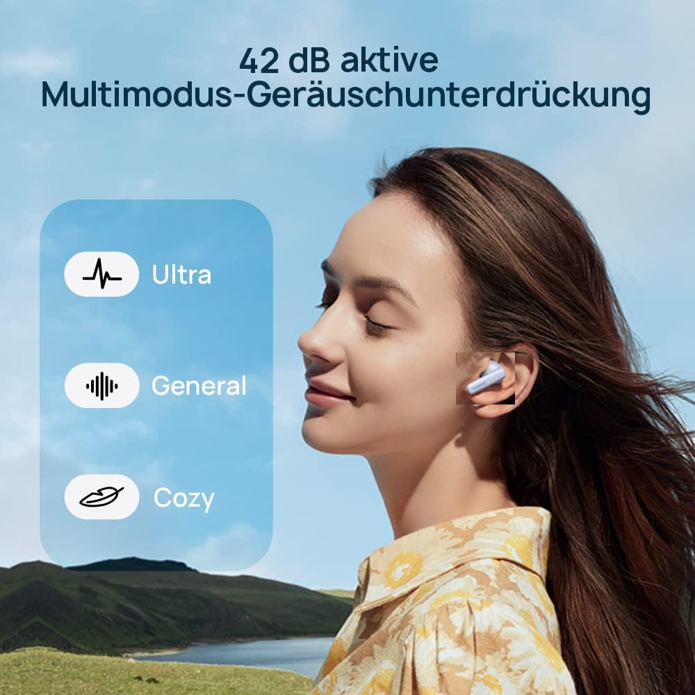 HUAWEI FreeBuds 5i Wireless Earbuds - Noise Cancelling Earphones with Long Lasting Battery Life - Bluetooth and Water Resistant in-Ear Headphones with Hi-Res Sound Certified -