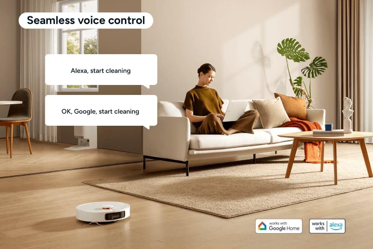 Xiaomi Robot Vacuum X20+ with 6000Pa Suction, All-in-One Station—Auto Mop washing and drying、Auto Self-Emptying, Carpet Detection, LDS Navigation, 140min Runtime, App Control，Alexa/Google Assistant